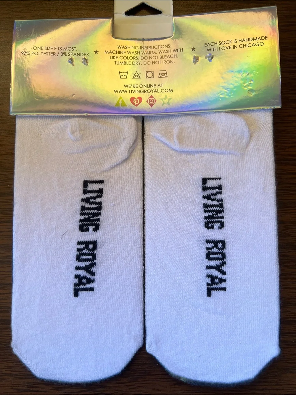 NWT Living Royal Panda Socks - One Size